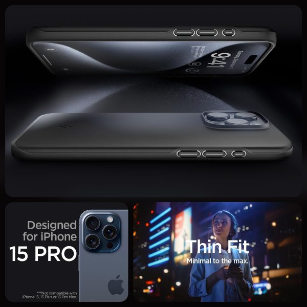 Spigen Apple iPhone 15 Pro Max Thin Fit Case