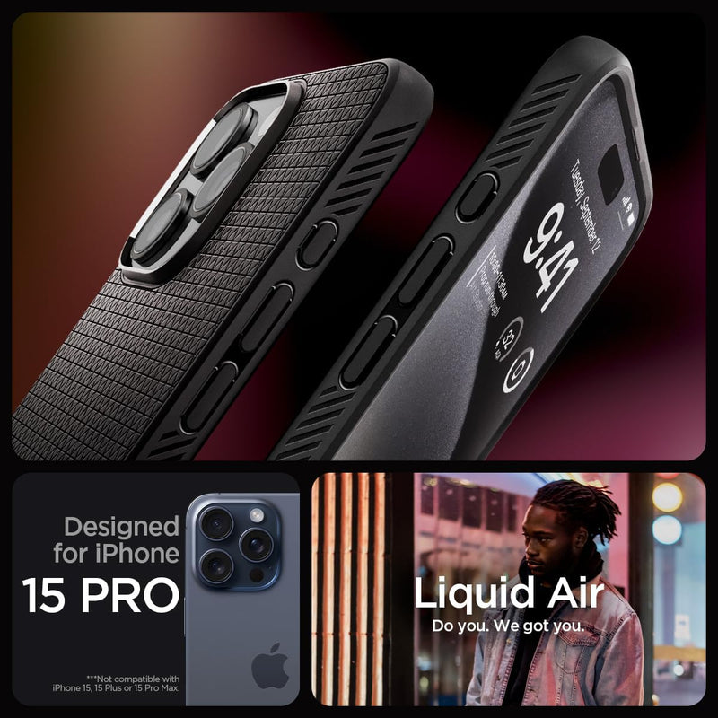 Spigen Apple iPhone 15 Pro Max Liquid  Air Case