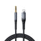 Joyroom SY-A02 8 Pin to 3.5mm Port High-fidelity Audio Cable, Length:2m(Black)